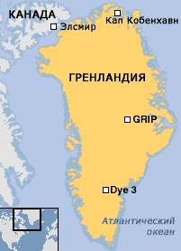 Гренландия(Grenland) - "зелёная страна"